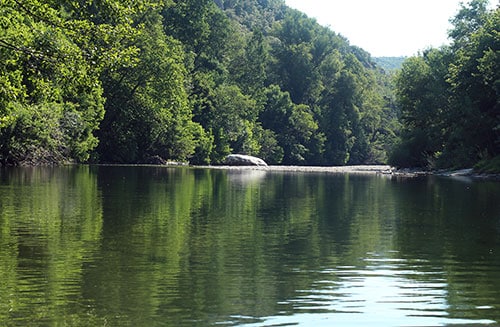 Baignade rivière Cèze